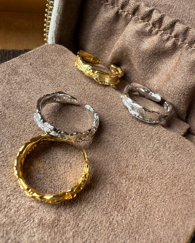 Crumpled Glow Ring