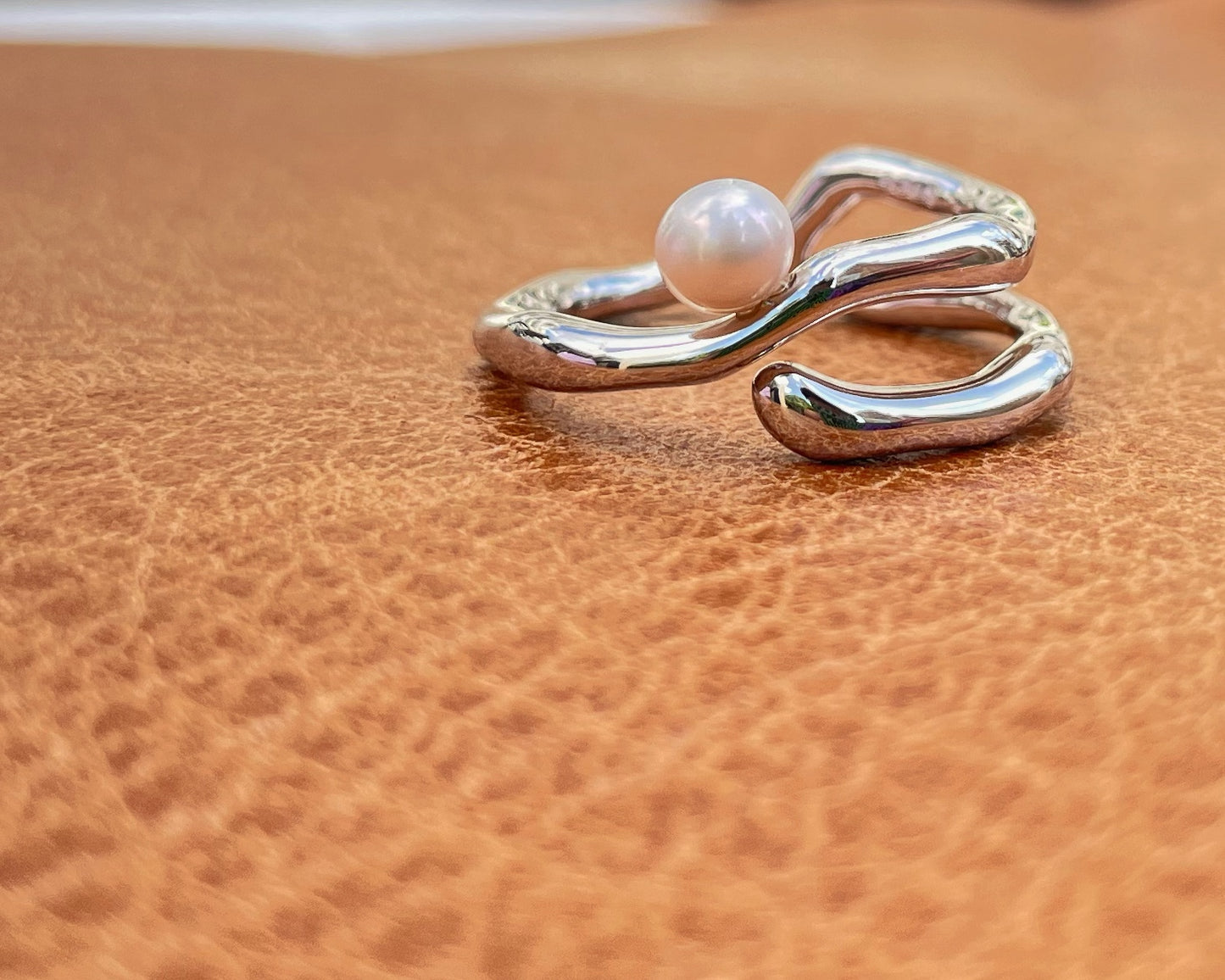 Pearl Silver Ring