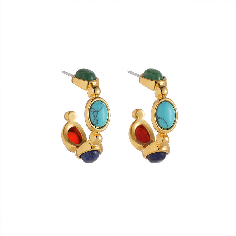 Vintage Gemstone Earring