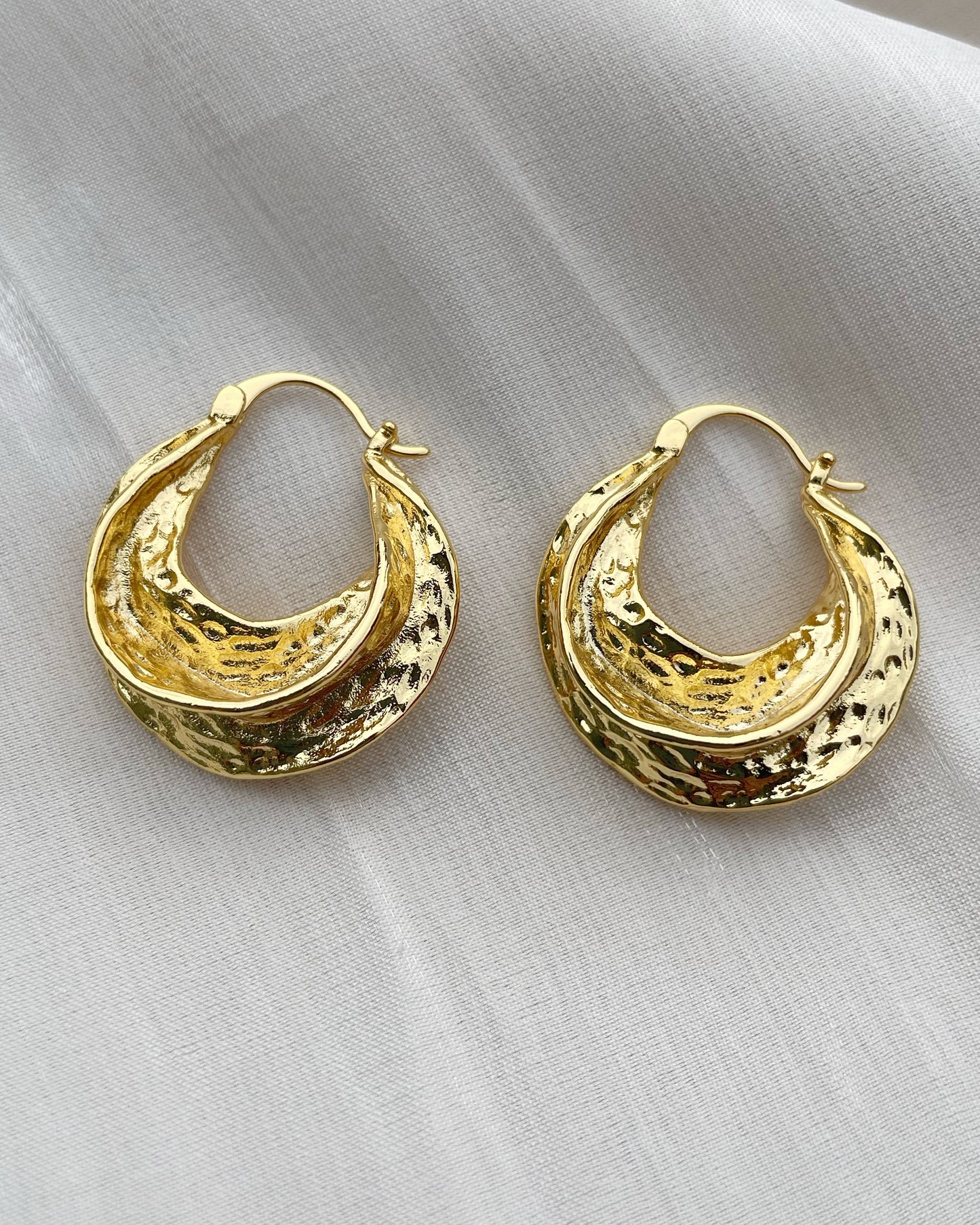 Swirl Hoop Earring