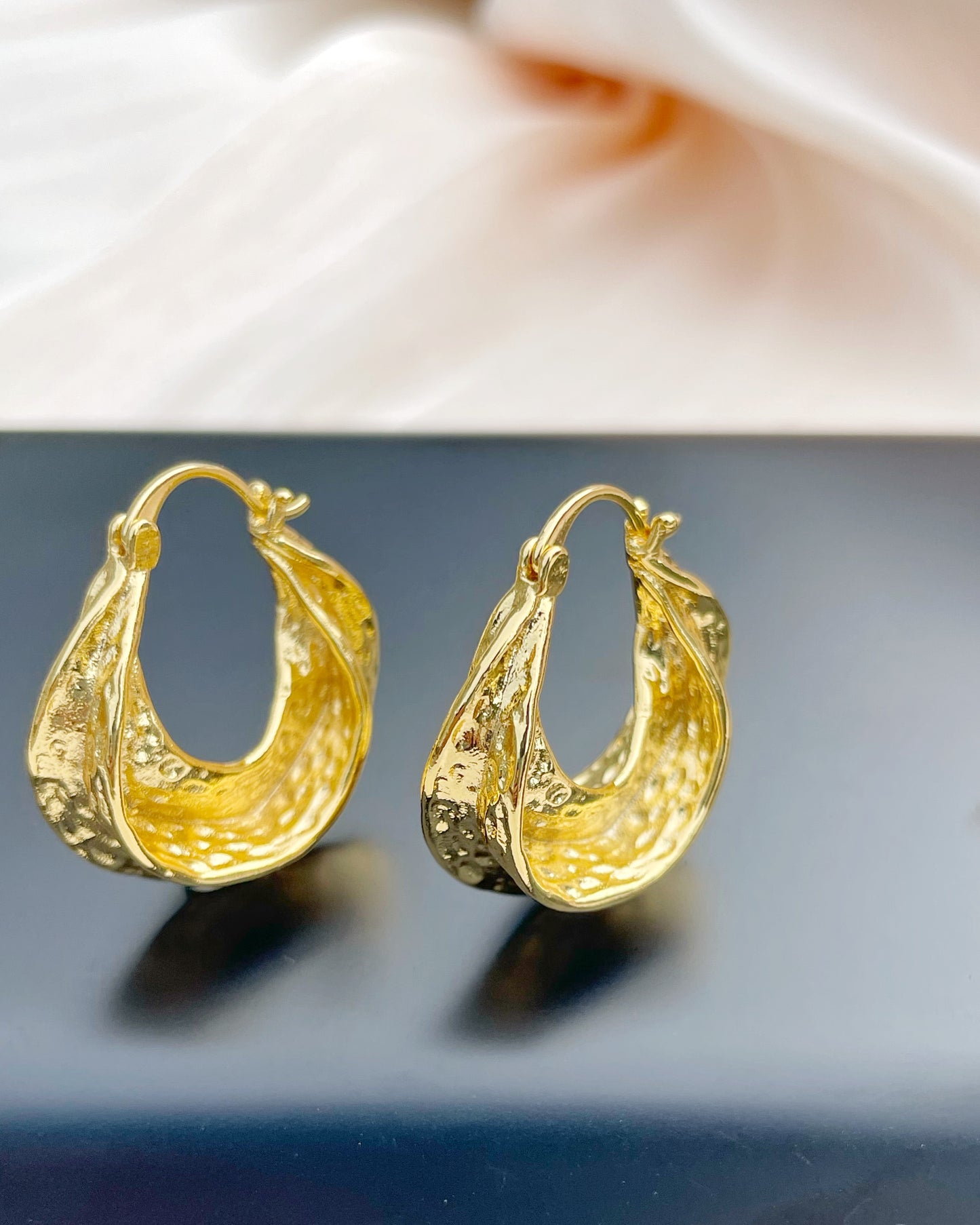 Swirl Hoop Earring