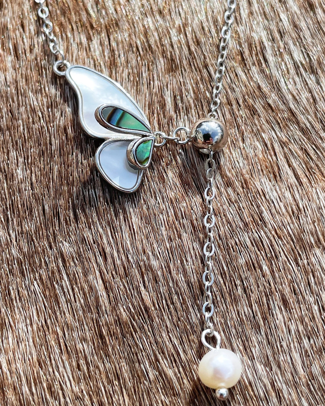 Butterfly Silver Necklace