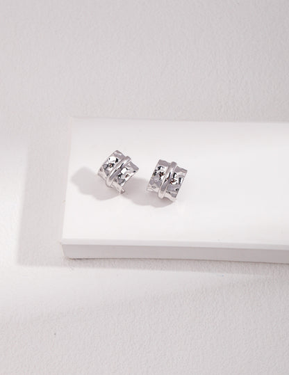 Hammered Pattern Earring