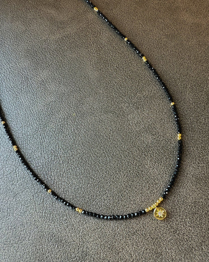 Starlight Spinel Necklace – Black Glow