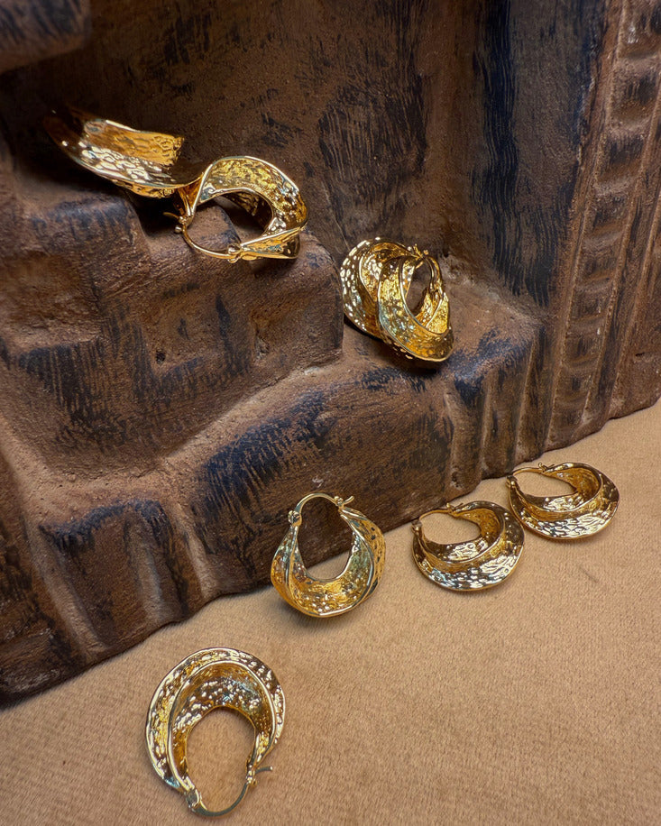 Molten Gold Hoops