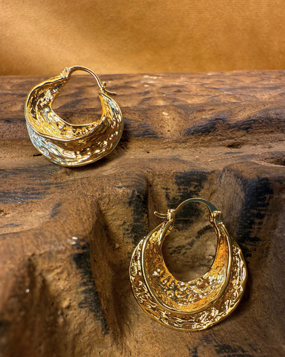 Molten Gold Hoops