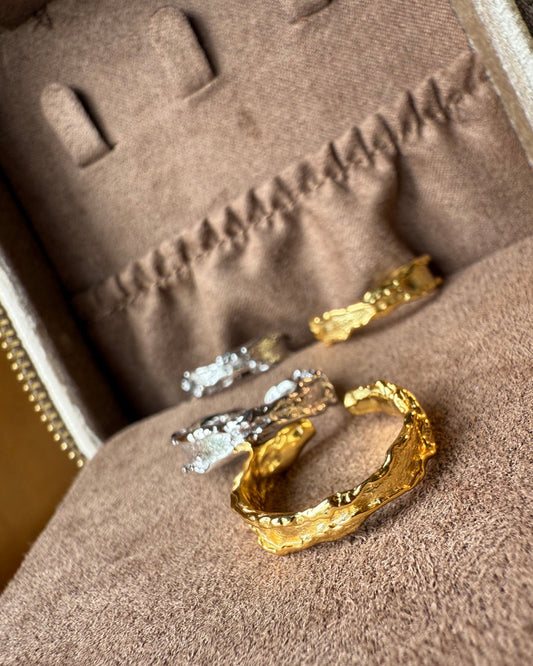 Crumpled Glow Ring