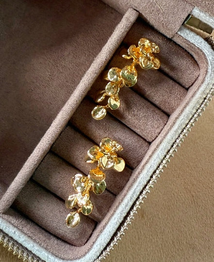 Golden Petal Cascade