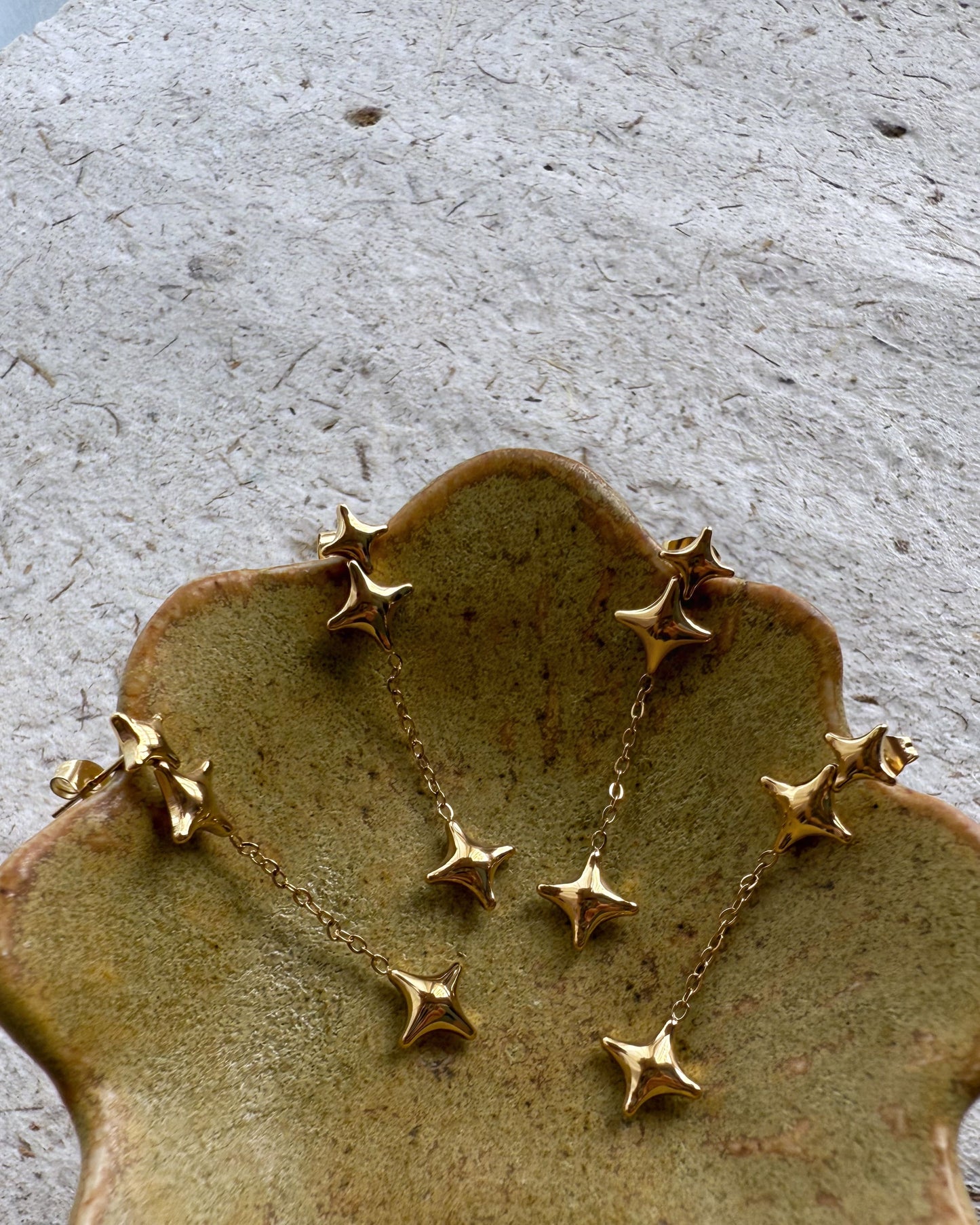 Twinkle Star Set (Earrings + Necklace)