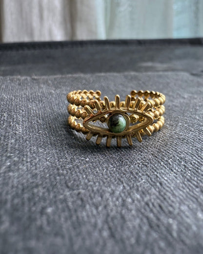 Green Eye Ring