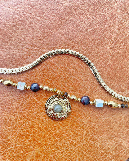 Double layer necklace