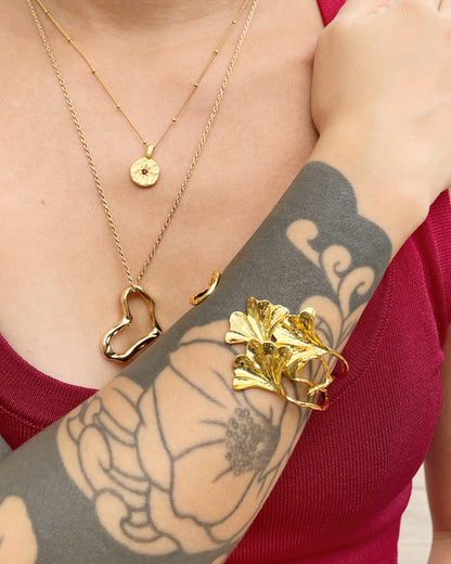 Ginkgo Leaf Bangle