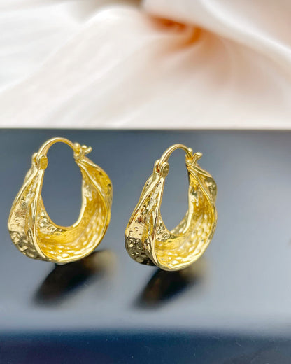 Swirl Hoop Earring