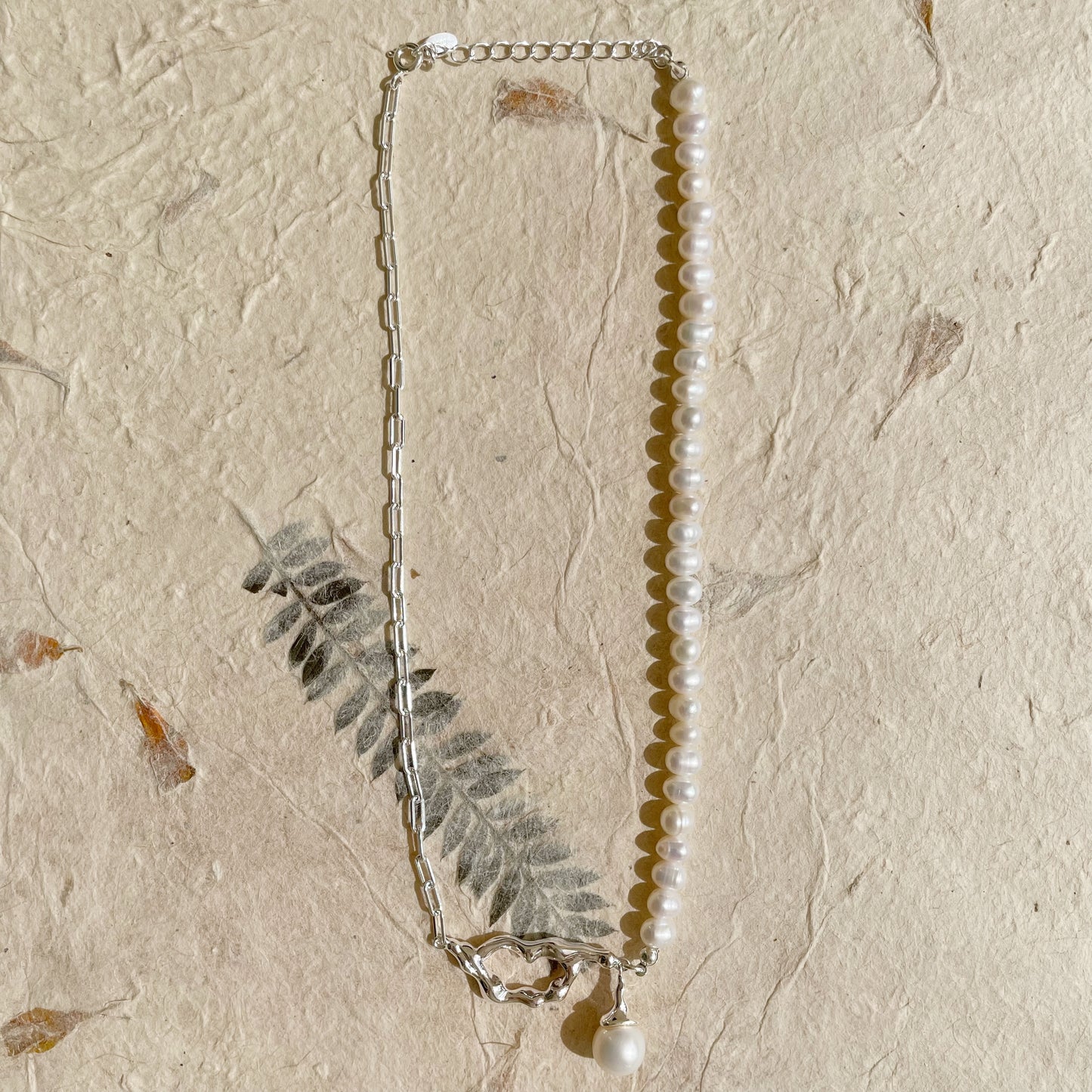 925 Sterling Silver Pearl Necklace